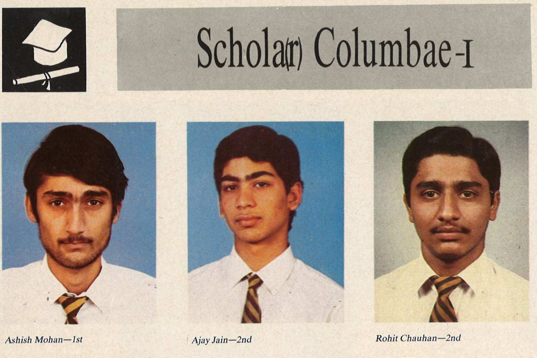 Ajay Jain in St. Columba’s School