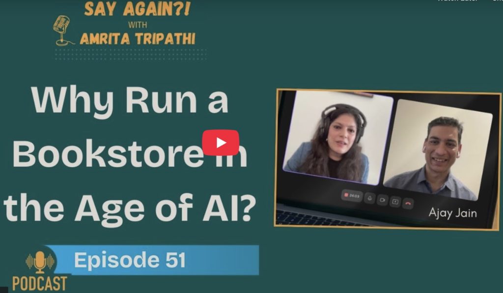 About Charlie’s Boys, Writing and Bookstores: With Amrita Tripathi